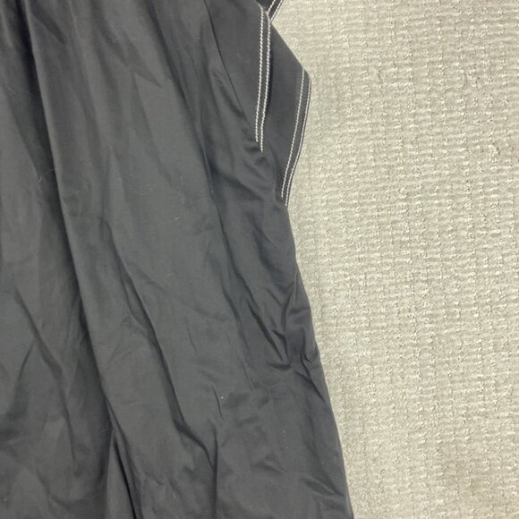 Sabina Musayev Black Ruffle Mini Dress V Neck Black / White Summer Sz S - Picture 15 of 16